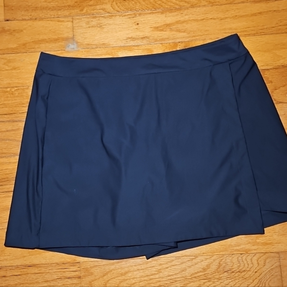 SPANX Black Skort